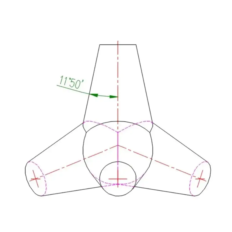 Tetrapod zsaluzat/öntőforma